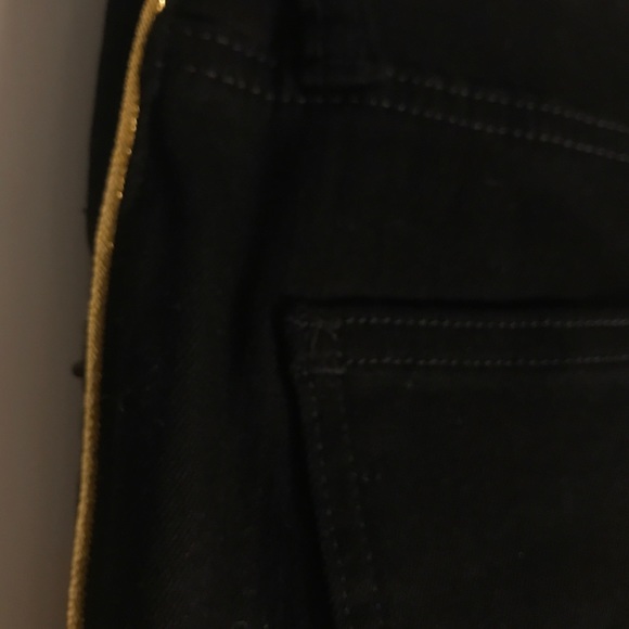 Madewell🌹Cali beach 🏖Demi-Boot Cut Gold Piping27 - Picture 5 of 7